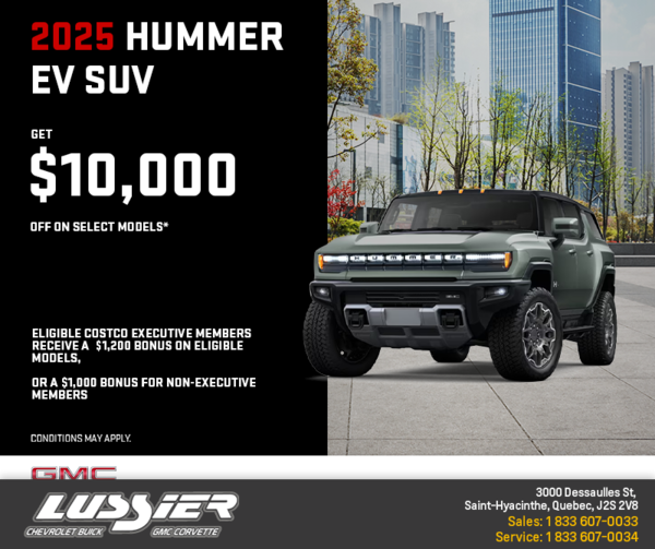 The 2025 GMC Hummer EV SUV