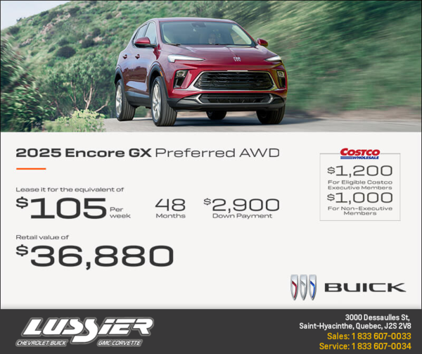 Get the 2025 Buick Encore GX