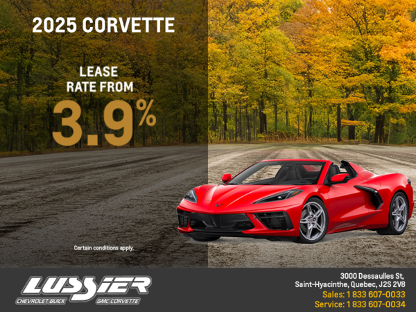 Get the 2025 Chevrolet Corvette