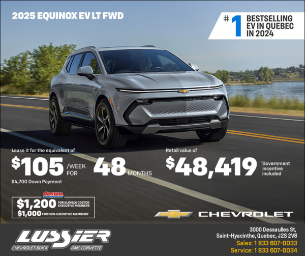 Get the 2025 Chevrolet Equinox EV