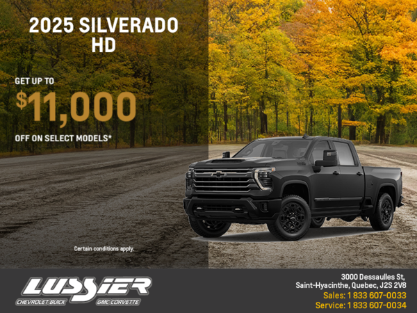 Get the 2025 Chevrolet Silverado HD