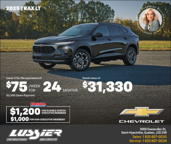 Get the 2025 Chevrolet Trax LT