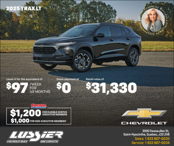 Get the 2025 Chevrolet Trax LT