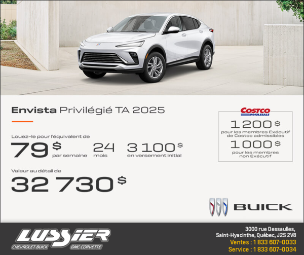 Procurez-vous la Buick Envista 2025