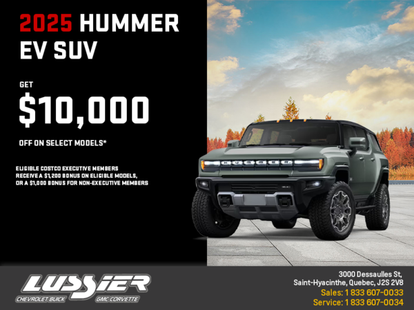 The 2025 GMC Hummer EV SUV