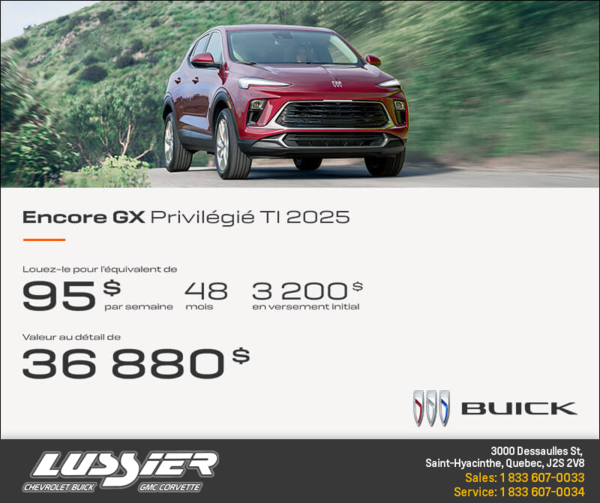 Get the 2025 Buick Encore GX