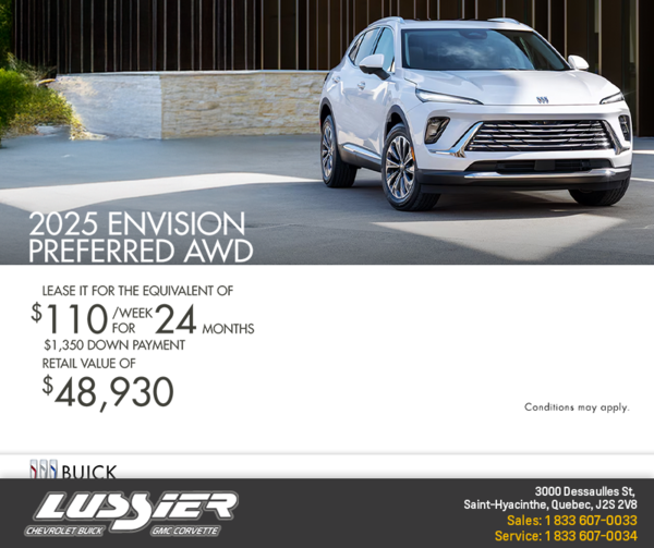 Get the 2025 Buick Envision Preferred AWD