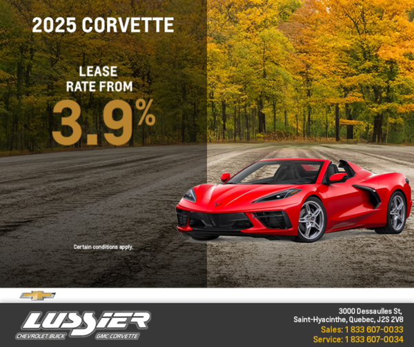 Get the 2025 Chevrolet Corvette