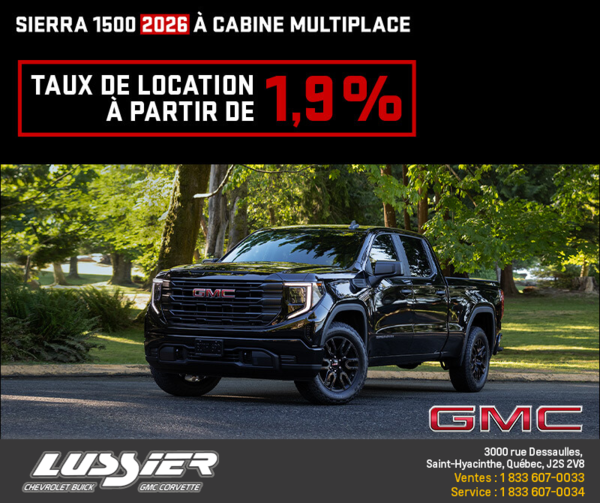 Le GMC Sierra 1500 2026