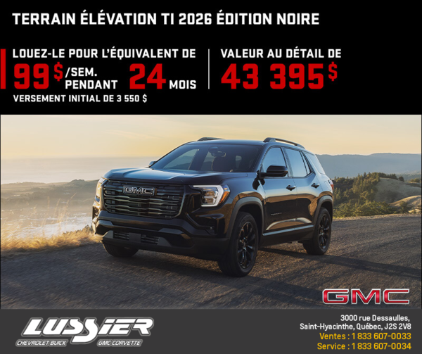 Le GMC Terrain 2026