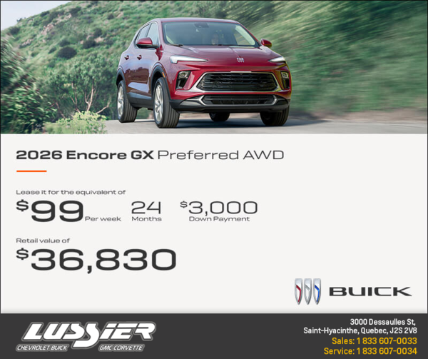 Get the 2025 Buick Encore GX