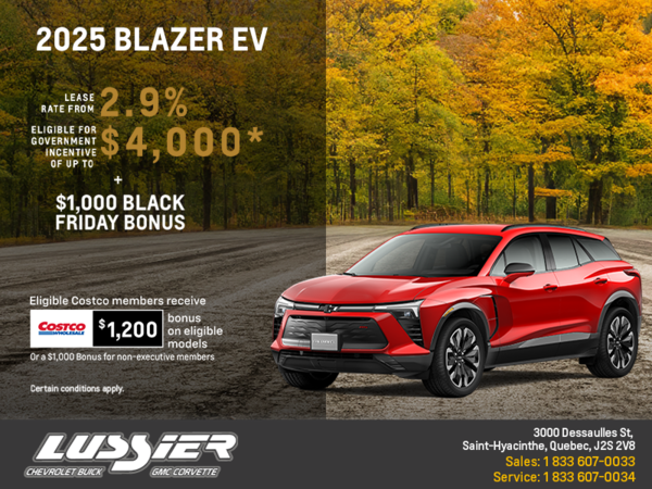 Get the 2025 Chevrolet Blazer EV