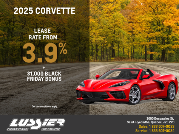 Get the 2025 Chevrolet Corvette
