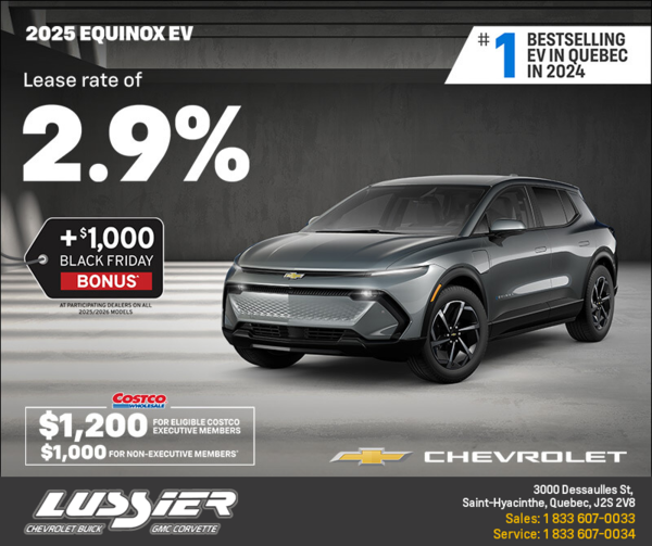 Get the 2025 Chevrolet Equinox EV