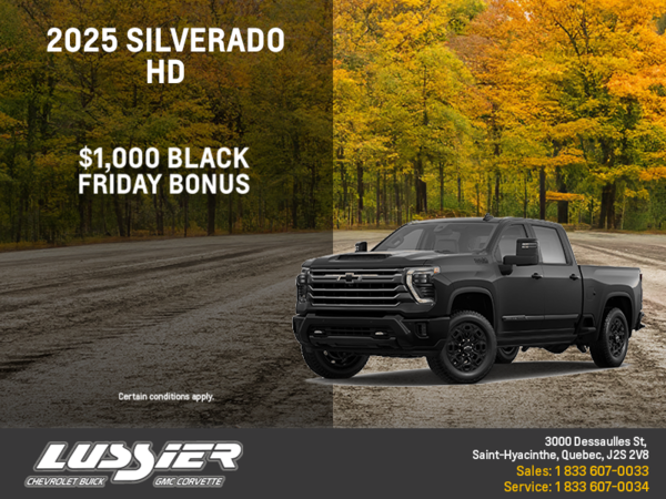Get the 2025 Chevrolet Silverado HD