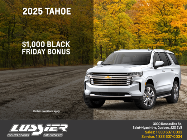 Get the 2025 Chevrolet Tahoe