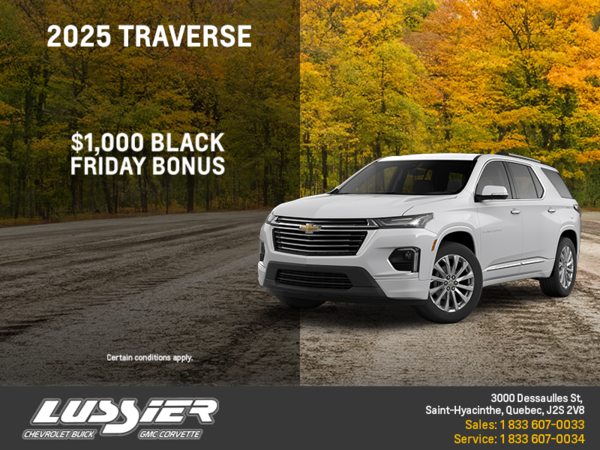 Get the 2025 Chevrolet Traverse