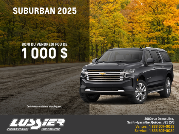 Le Chevrolet Suburban 2025