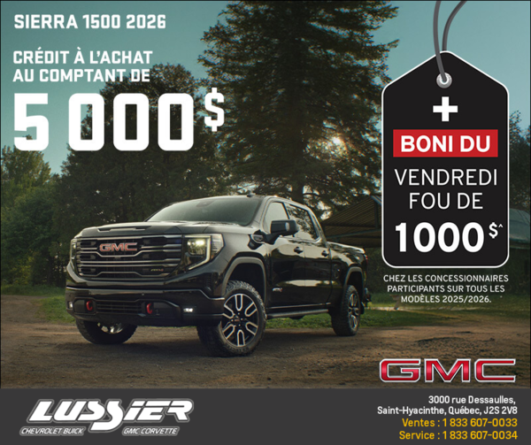 Le GMC Sierra 1500 2026