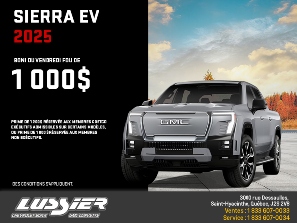 Le GMC Sierra EV 2025
