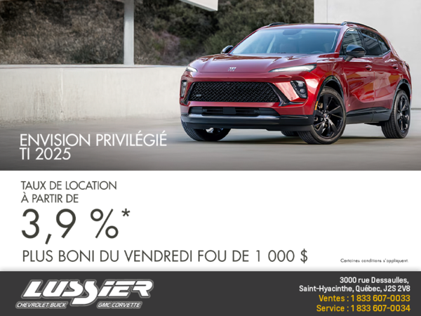 Procurez-vous la Buick Envision 2025