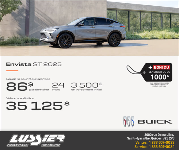 Procurez-vous la Buick Envista 2025