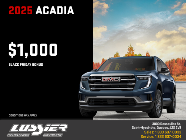 The 2025 GMC Acadia