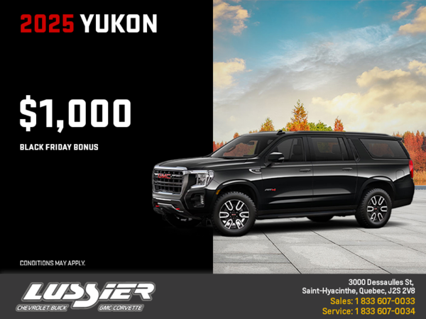 The 2025 GMC Yukon