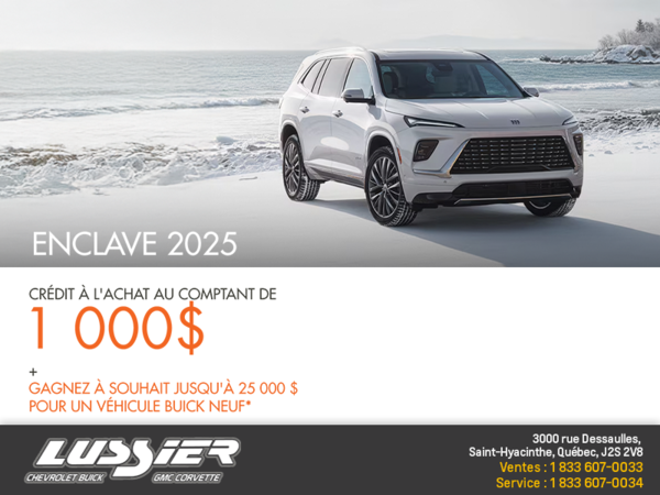 Procurez-vous le Buick Enclave 2025