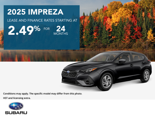 Get the 2025 Subaru Impreza Today!