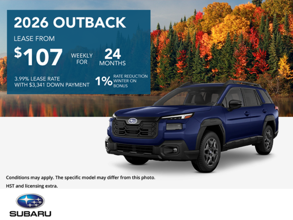 Get the 2026 Subaru Outback Today!