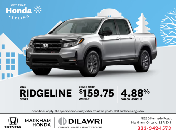 Get the 2025 Honda Ridgeline!