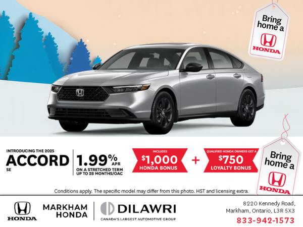 Get the 2025 Honda Accord!