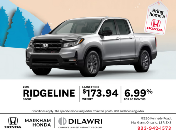 Get the 2026 Honda Ridgeline!