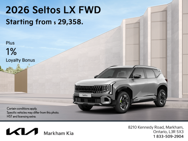 Get the 2026 Kia Seltos!