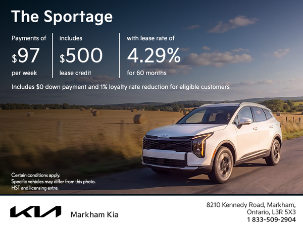 Get the 2026 Kia Sportage!