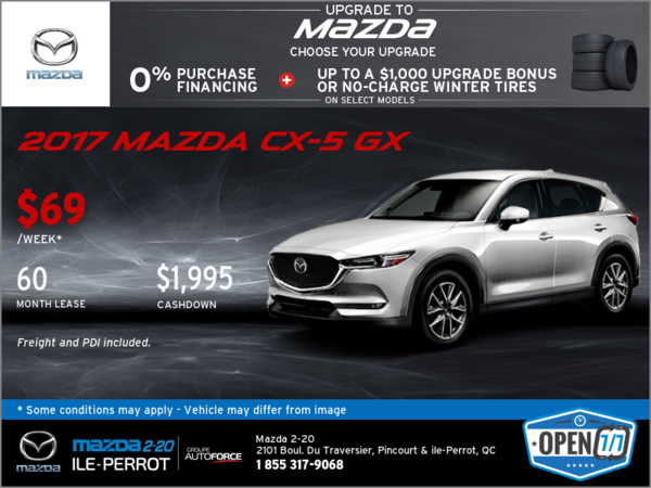 Get the 2017 Mazda CX-5 GX Today!