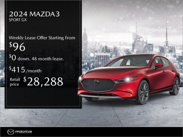 Mazda Gabriel St-Jacques - Get the 2024 Mazda3 Sport!
