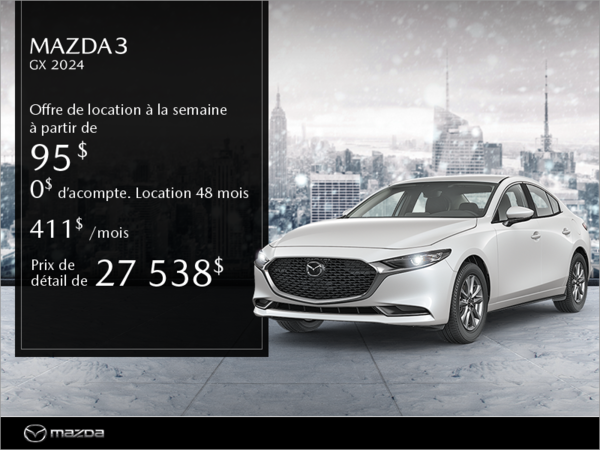 Mazda Joliette - Procurez-vous la Mazda3 2024!