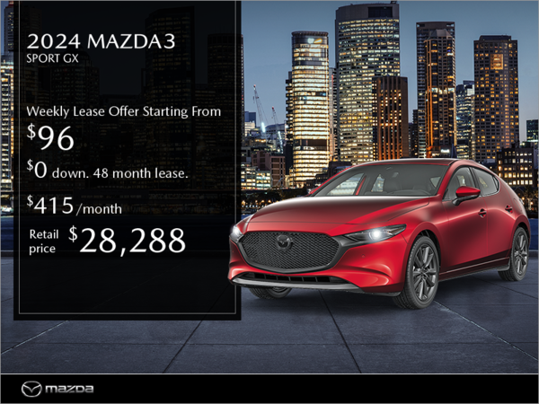 Mazda Gabriel Anjou - Get the 2024 Mazda3 Sport!