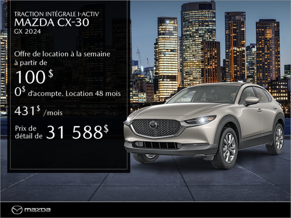 Mazda Gabriel Anjou - Procurez-vous le Mazda CX-30 2024!