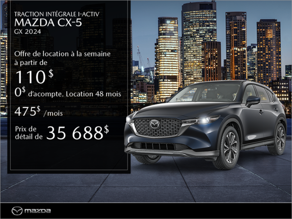Mazda Joliette - Procurez-vous le Mazda CX-5 2024!