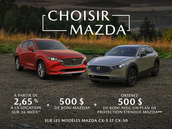 L'événement Choisir Mazda