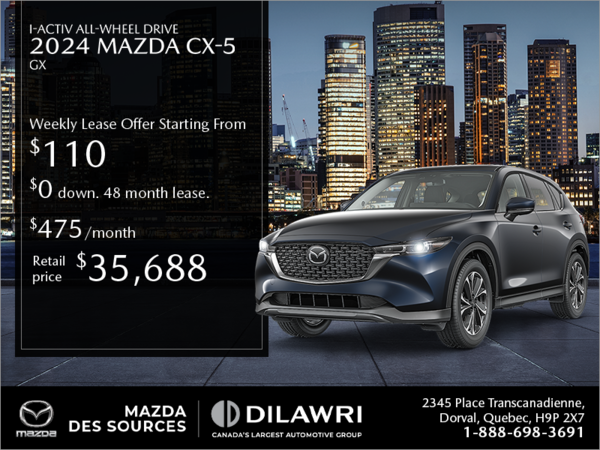 Get the 2024 Mazda CX-5!