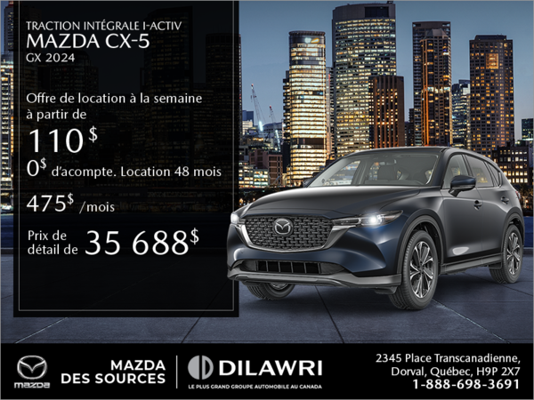 Procurez-vous le Mazda CX-5 2024!