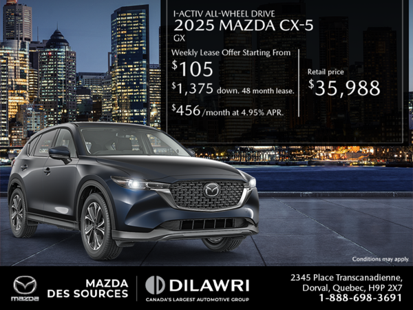 Get the 2025 Mazda CX-5