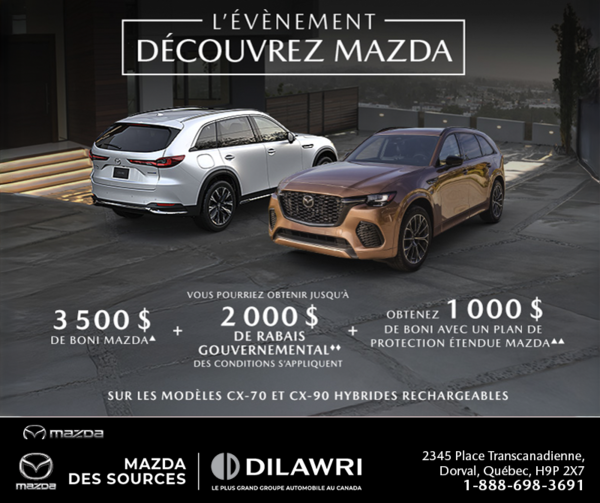 L'événement Découvrez Mazda