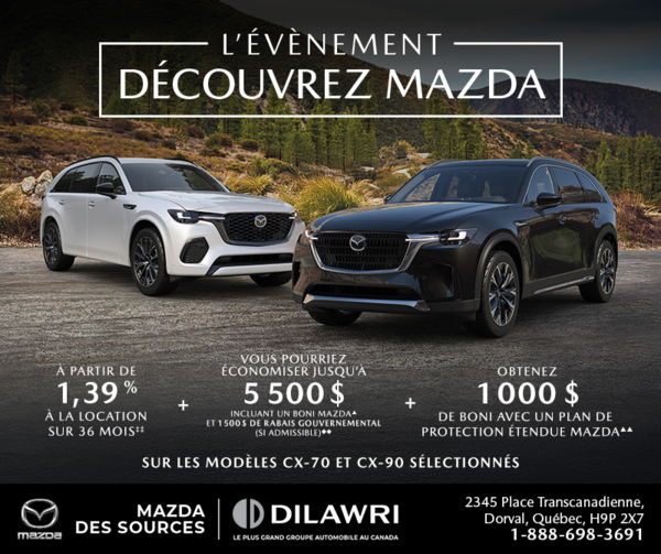 L'événement Découvrez Mazda