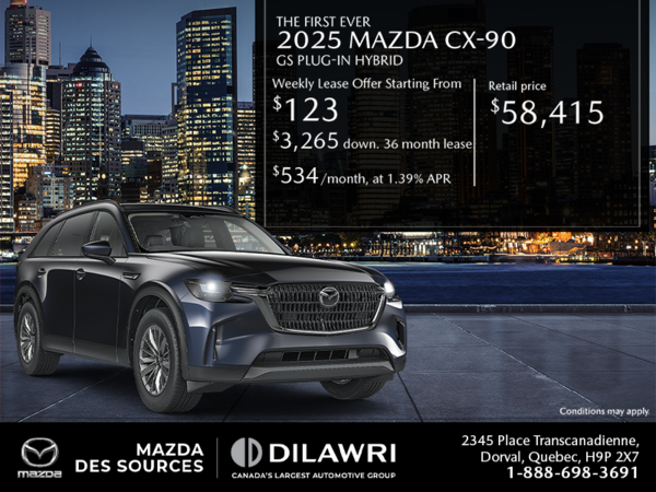 Get the 2025 Mazda CX-90 PHEV