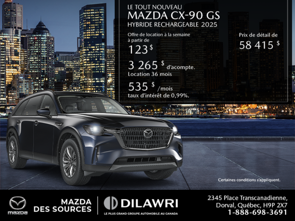 Procurez-vous le Mazda Cx-90 Phev 2025
